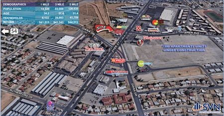 Retail space for Rent at 9411 Dyer Suite D in El Paso