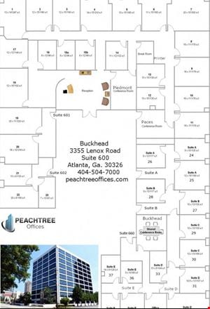 Peachtree Offices Lenox - 3355 Lenox Road Peachtree Offices