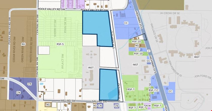 Corner Development Parcels