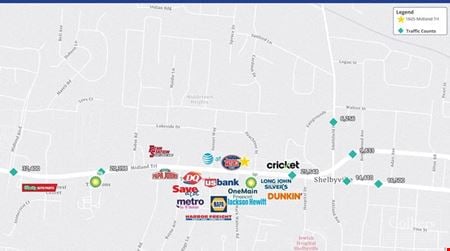 Retail space for Rent at 1605 Midland Trail in Shelbyville