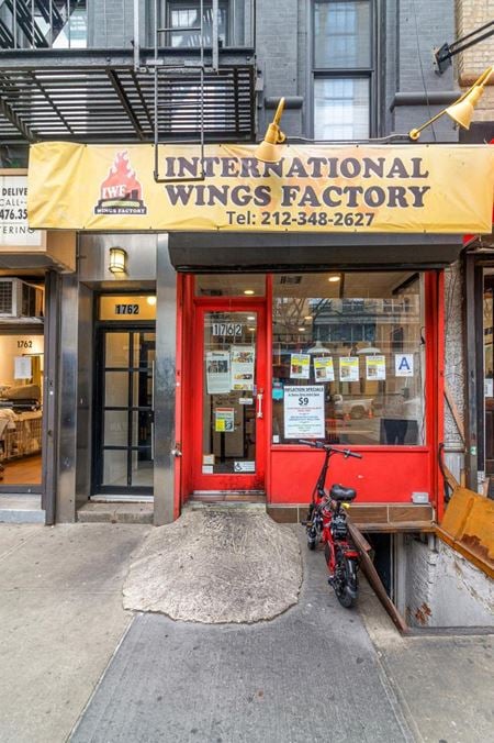Retail space for Rent at 1762 1st Avenue in New York