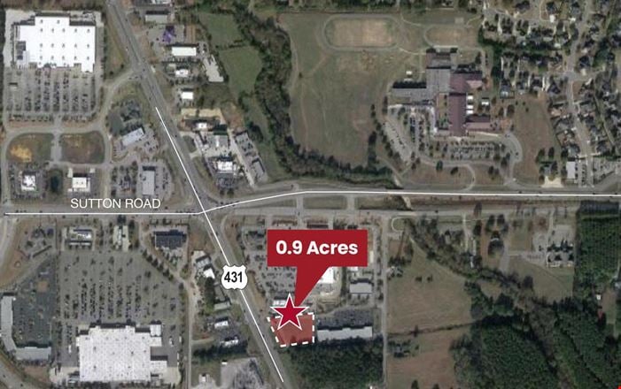 0.9-Acre Highway 431 Ground Lease | Hampton Cove