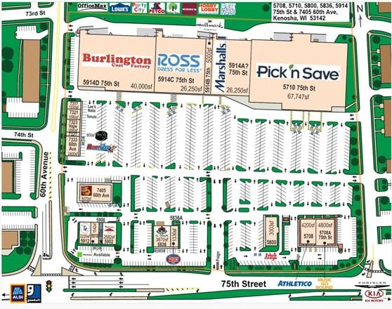 5708 to 5914 75th St & 7405 to 7317 60th Ave