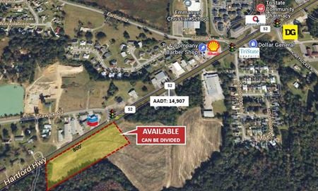 VacantLand space for Sale at  3200 Block Hartford Highway in Dothan