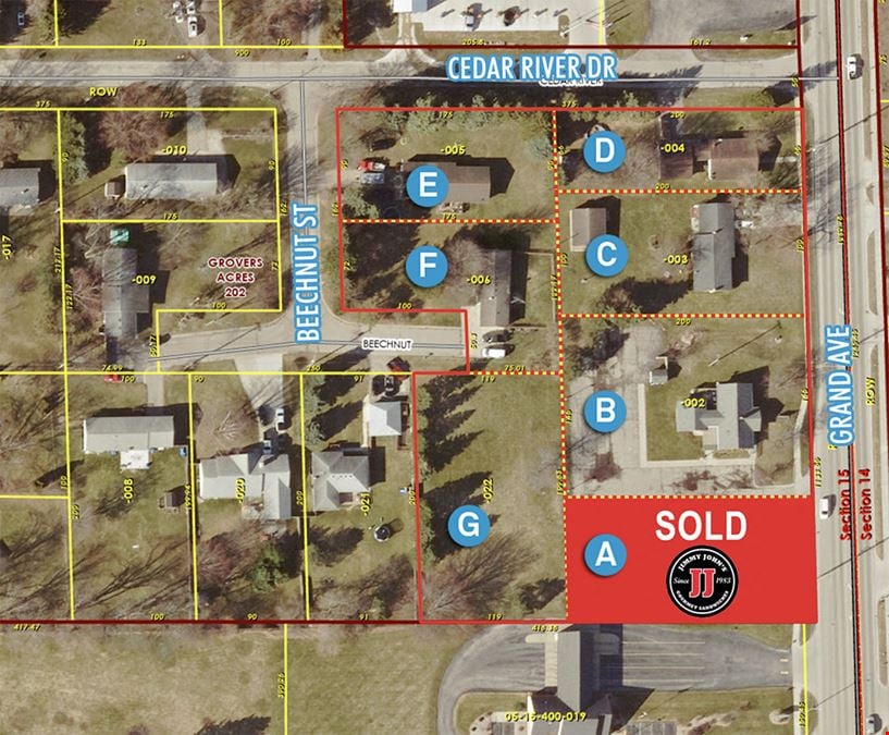 Site Near future Jimmy Johns & I-96 (Sites B/G)