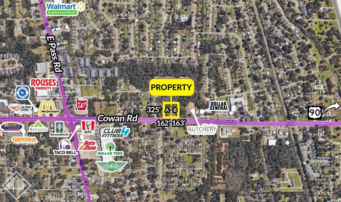 Two Fully Entitled Commercial Lots for Sale