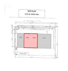 (2) Open Warehouse Spaces in Bullard Industrial Park