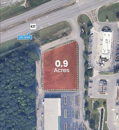 0.9-Acre Highway 431 Ground Lease | Hampton Cove