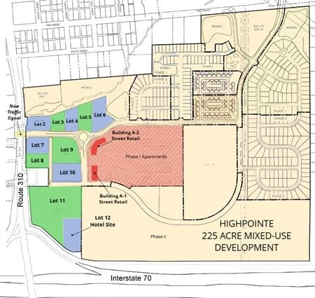 VacantLand space for Sale at I-70 and Route 310 in Etna Township