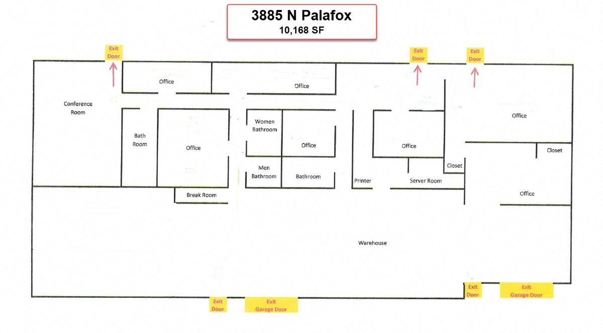 Office/Warehouse- 3885 N Palafox St