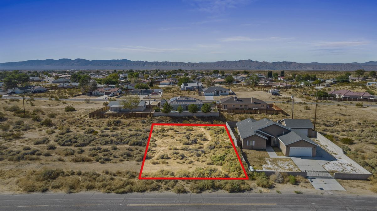 ±0.30 Acres of Level Land in California City