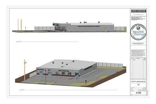 Renovated Retail Strip For Lease on Florida Blvd.