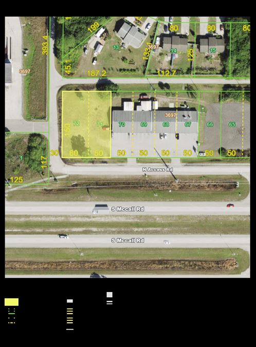 16,500 SF of commercial zoned land right next to Winn Dixie near S McCall Rd in Englewood.