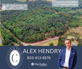 13.75 Acres Undeveloped Land with Timber: Mixed Hardwoods in North Aiken