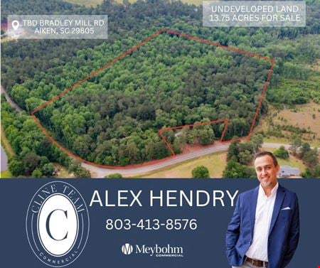 Photo of commercial space at TBD Bradley Mill Road - 13.75 Acres Undeveloped Land in North Aiken in Aiken