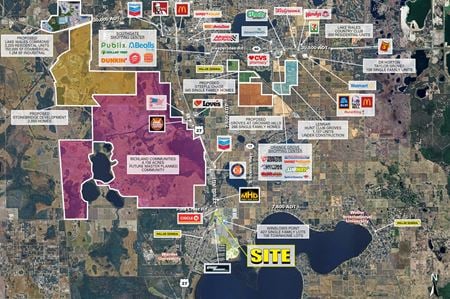 VacantLand space for Rent at SEQ of US Hwy 27 & Pine Crest Rd in Lake Wales