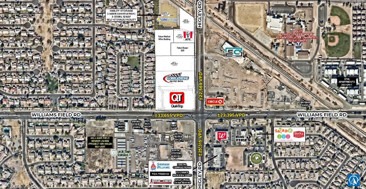 S Higley Rd & E Williams Field Rd