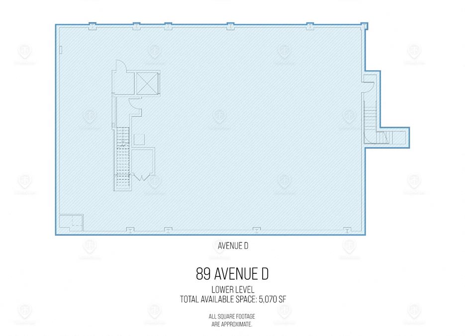 5,070 - 12,720 SF | 89 Avenue D | Prime 2nd Generation Supermarket With 80 Feet of Frontage For Lease