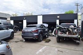 4,000 SF autobody repair shop w/ paint booth