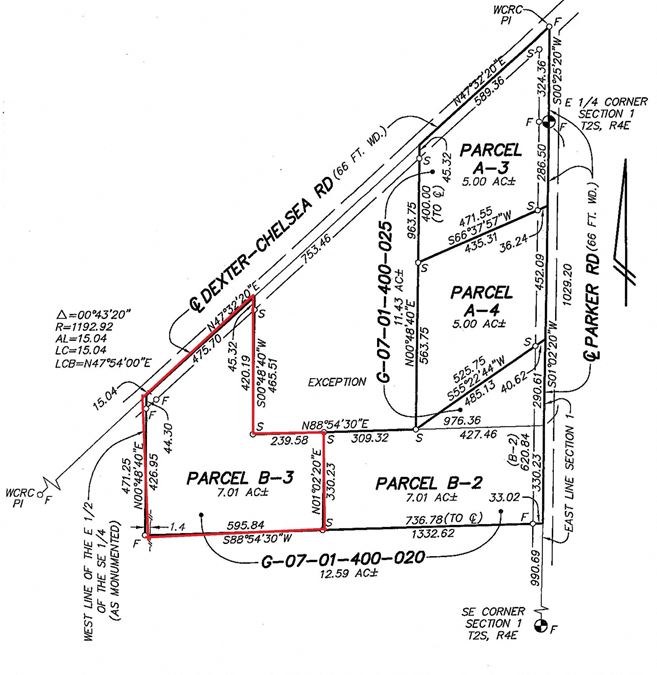 Residential Land for Sale - Lima Twp - Dexter Schools