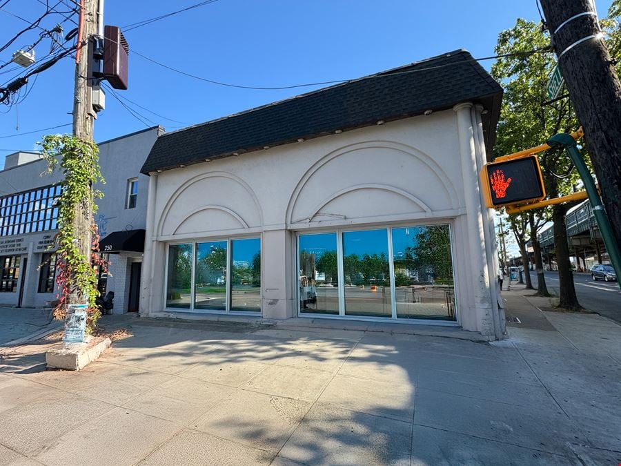 3,600 SF + an optional 1,800 SF on the Mezzanine | 248 Avenue X | Retail Space With Wraparound Corner Frontage For Lease