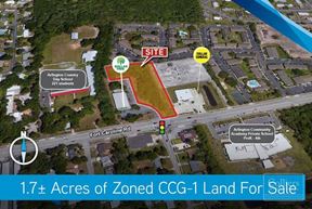 1.7± Acres of Zoned CCG-1 Land For Sale