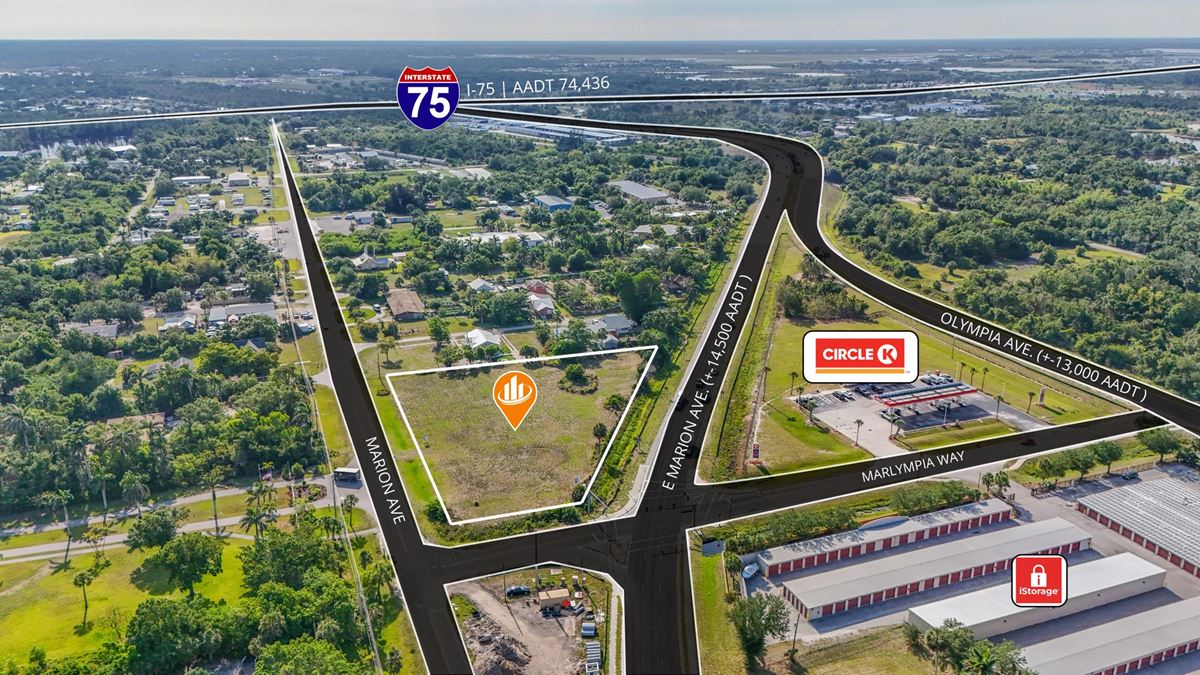 Signalized Corner Lot Near I-75