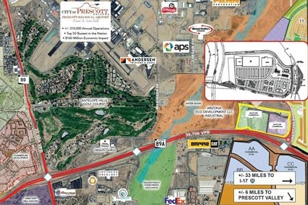 VacantLand space for Sale at NWC GRANITE DELLS & 89A in Prescott