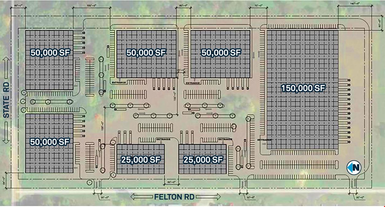 Felton/Grove Rds: 15,000 - 250,000 SF Built to Suit
