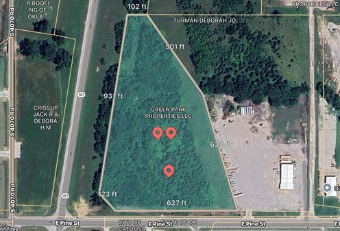 Oklahoma 167 & E Pine St - Green Park Properties - Land