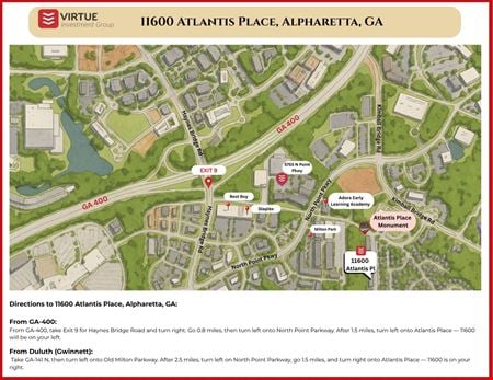 Office space for Rent at 11600 Atlantis Place in Alpharetta