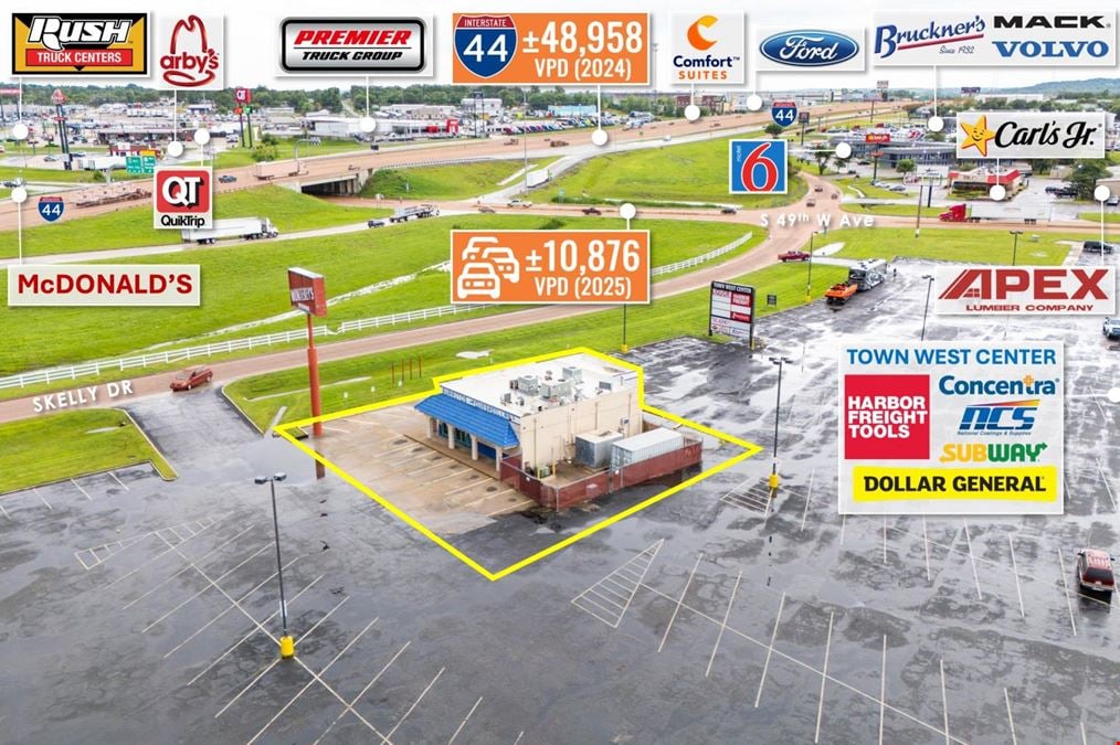 REIT Sale | Former Montereyâ€™s Tex Mex Restaurant | 48K VPD | Tulsa, OK