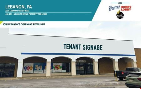 Retail space for Rent at 2231 Lebanon Valley Mall in Lebanon