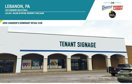 Retail space for Rent at 2231 Lebanon Valley Mall in Lebanon