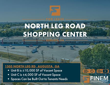 Retail space for Rent at 1505 B & C North Leg Road in Augusta