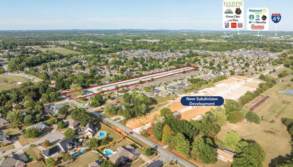 Self Storage Investment Offering | 406 N Double Springs Rd, Fayetteville, AR