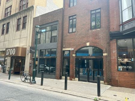Retail space for Rent at 1710-1712 Sansom Street in Philadelphia