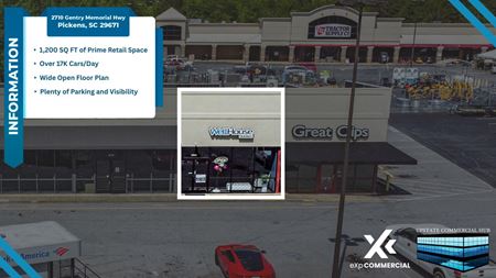 Retail space for Rent at 2710 Gentry Memorial Highway in Pickens