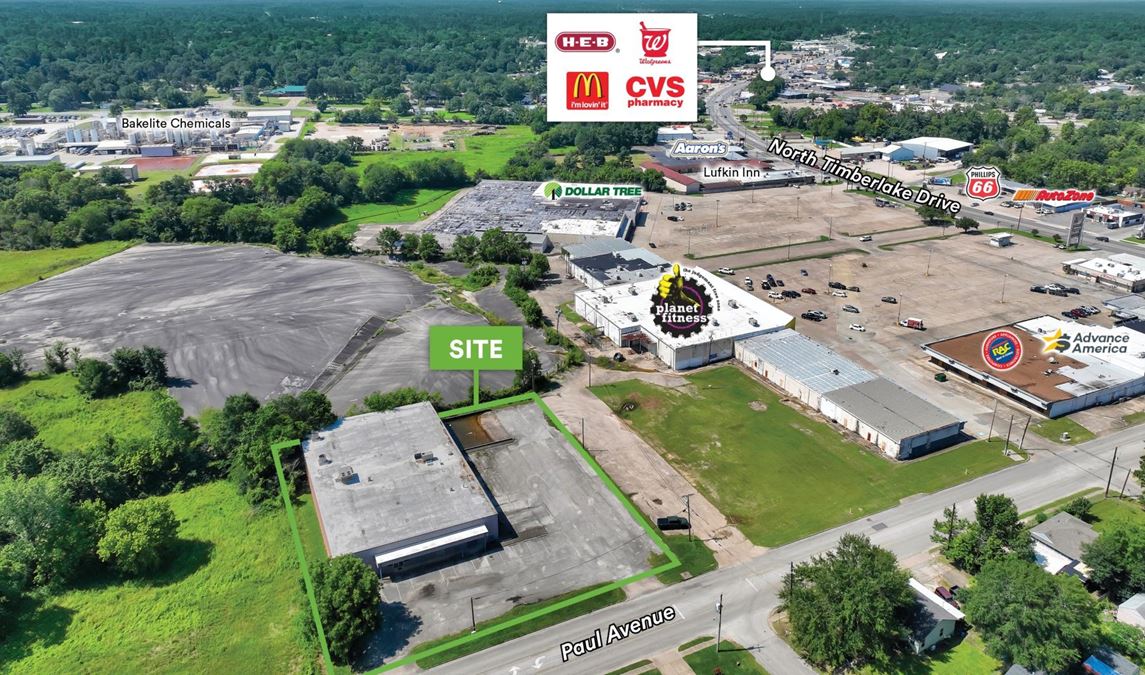 1 AC Commercial Lot with 15,454 SF Multi-Use Service Building