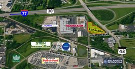 2.27 ACRES OF INDUSTRIAL LAND @ RT. 30 & 43 SOUTH