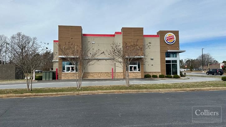 ±2,360 SF Fully Equipped Restaurant with Double Drive Thru in Clinton, SC
