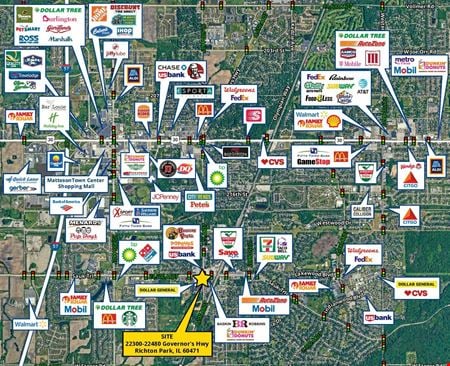 Retail space for Rent at 22300 Governors Hwy in Richton Park