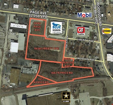 VacantLand space for Sale at 9440 Page Ave in Saint Louis