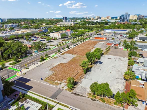 Cleared Redevelopment Site in Downtown Clearwater