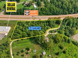 $1 Auction – 1.41 Acre Parcel | Dollar General Adjacent | 6K VPD | Martinsville, VA Area