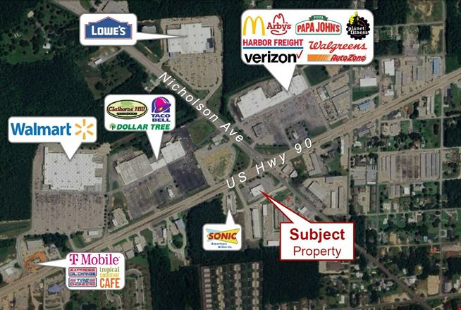 Former Rite Aid for Lease - 403 US-90, Waveland, MS