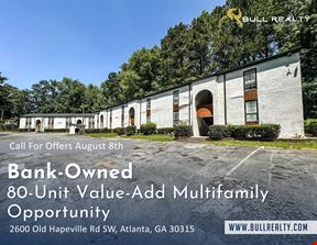 Bank-Owned | 80-Unit Value-Add Multifamily Opportunity | Call for Offers August 8th