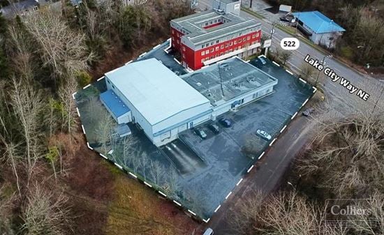 Rare Standalone Flex Building with Frontage on Lake City Way