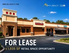 ±1,035 SF Retail Space Opportunity