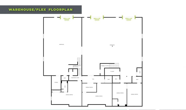 QUALITY MERIDIAN INDUSTRIAL FLEX BUILDING FOR SALE